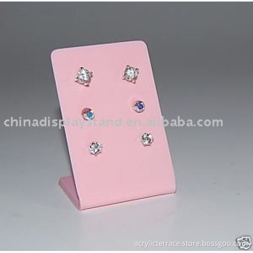 Pink Acrylic Earring Display Stand
